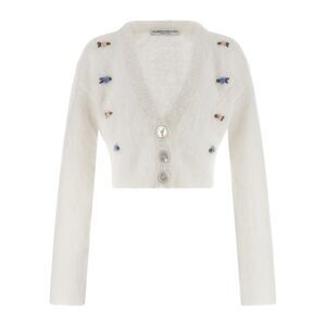 Alessandra Rich Women's Carded Mohair Cardigan